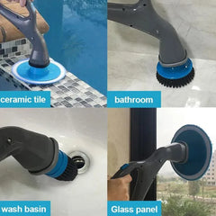 RECHARGEABLE ELECTRIC SPIN SCRUBBER