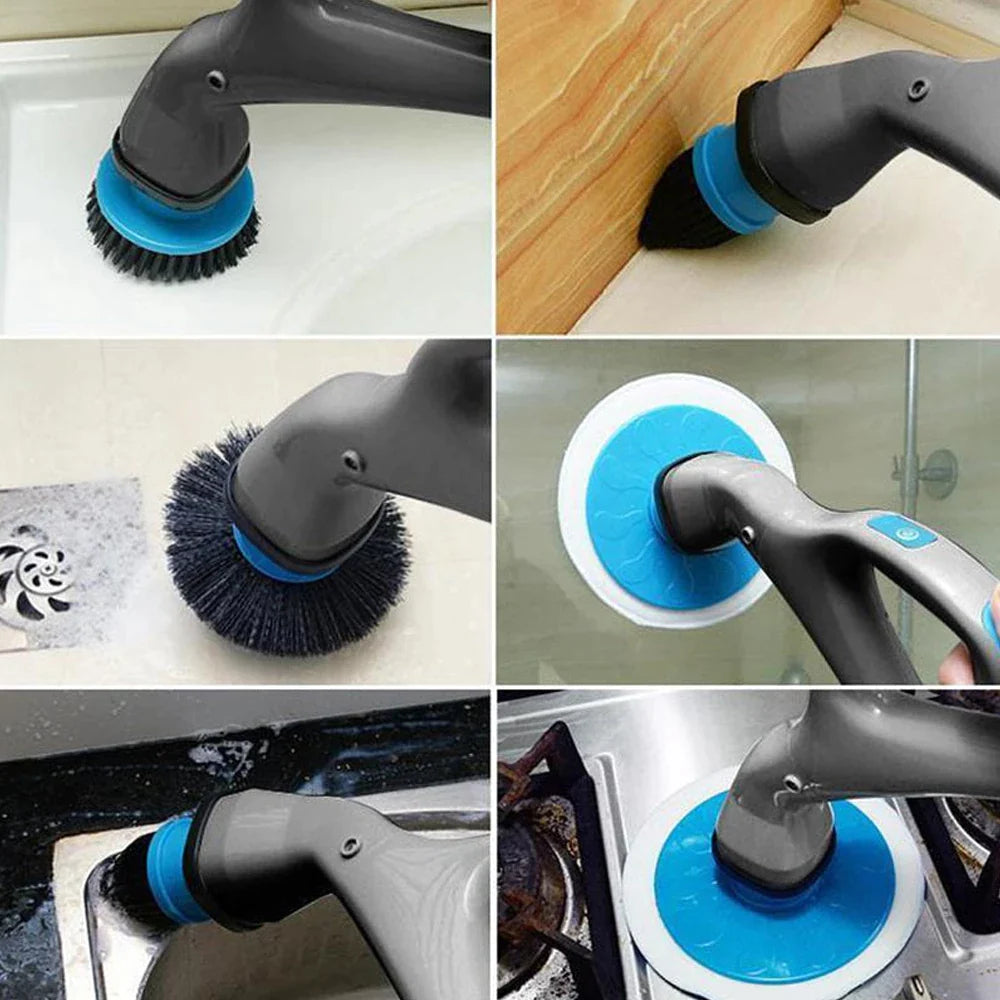 RECHARGEABLE ELECTRIC SPIN SCRUBBER