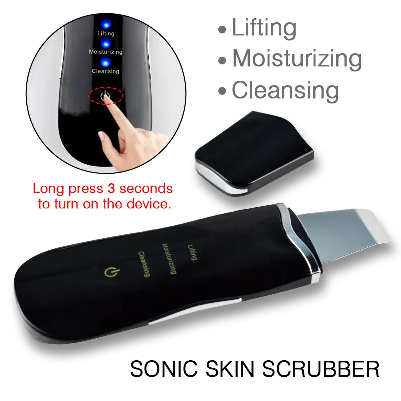 Ultrasonic Skin Spatula 4 in 1 Exfoliating Wand