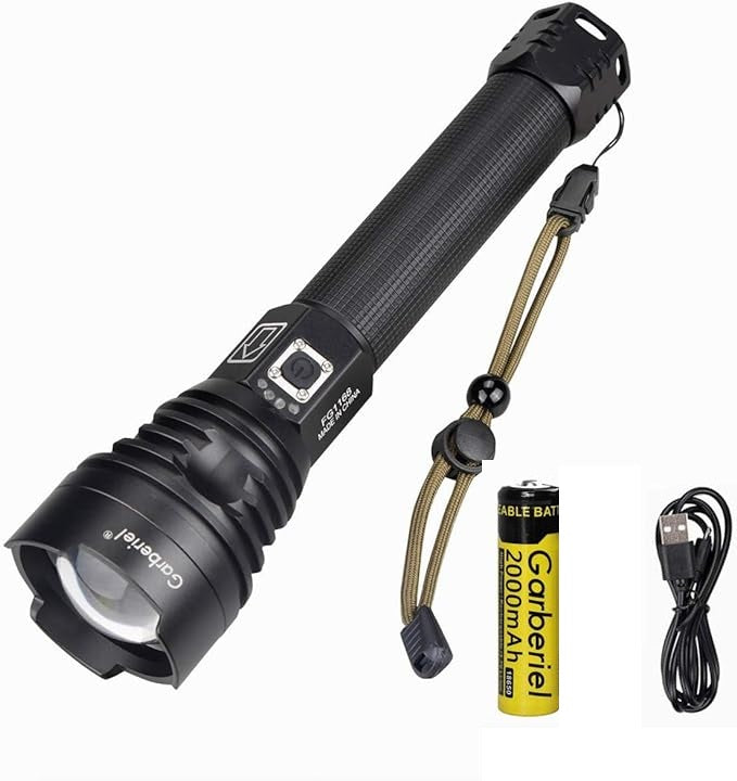 P90 LED Rechargeable Laser Flashlight