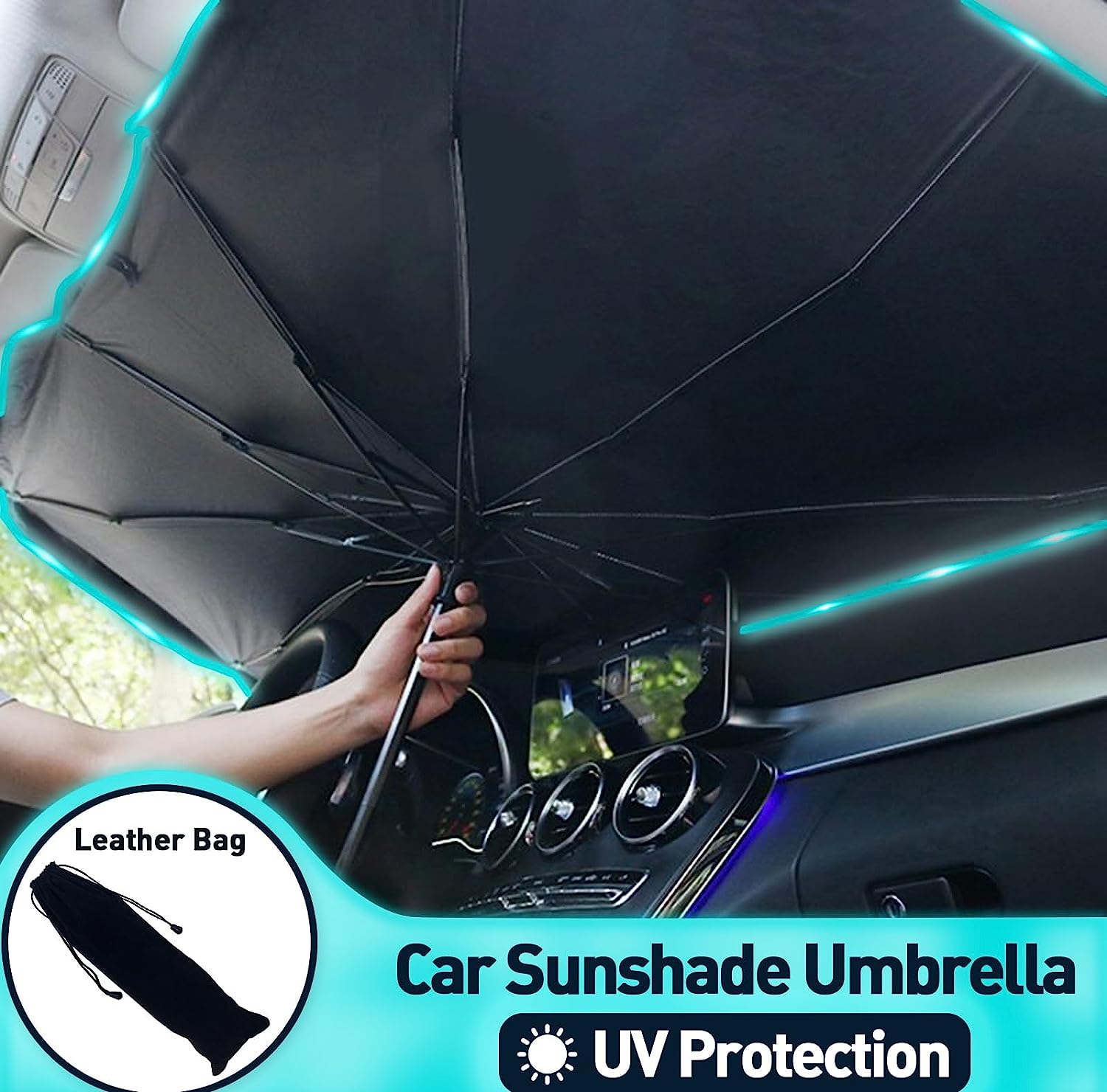 Foldable Car Sun Shade Umbrella