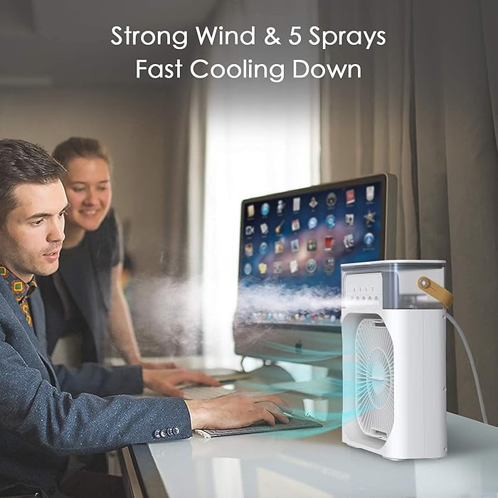 Portable Water Mist Spray Fan