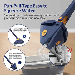 360° Rotatable Adjustable Cleaning Mop