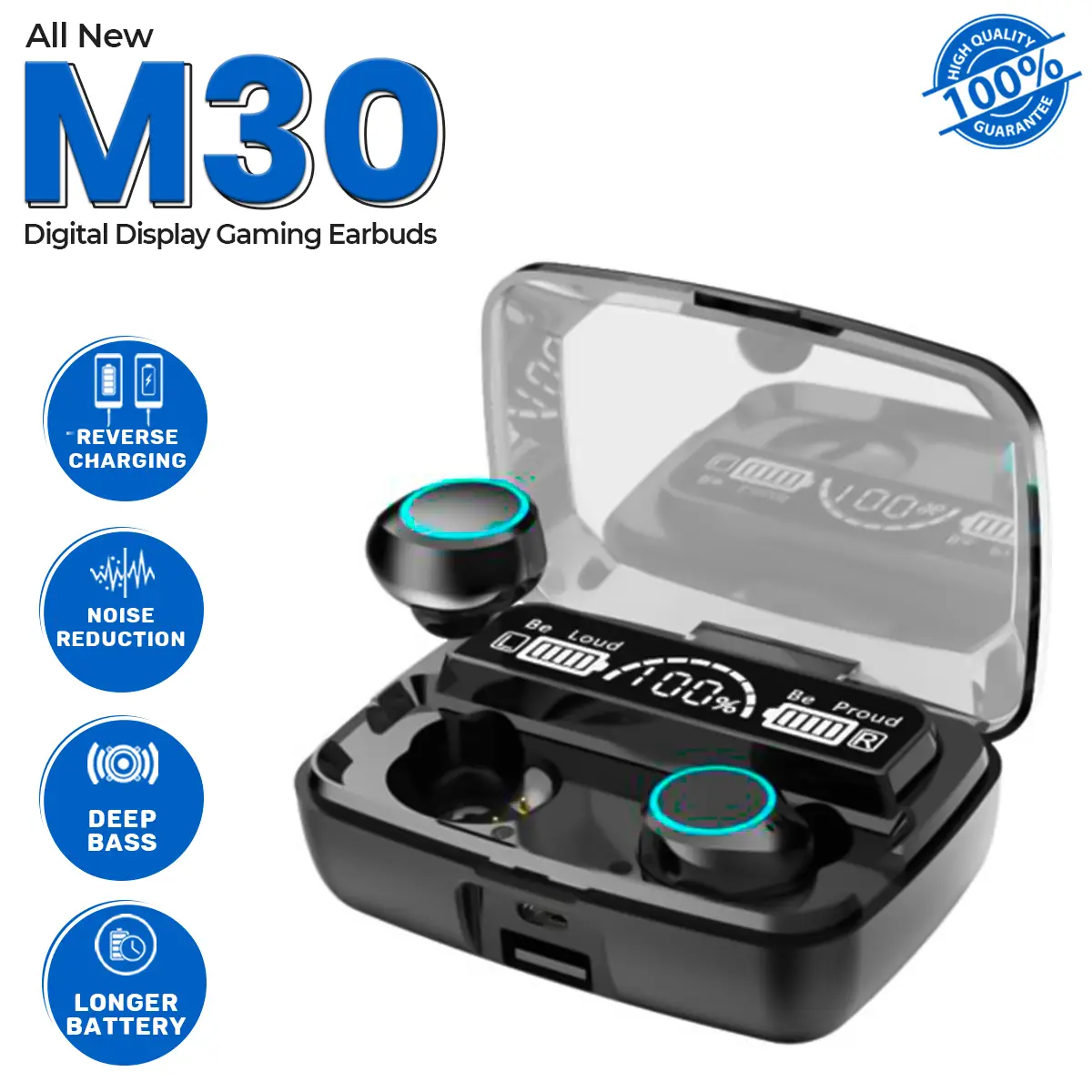 M30 TWS Wireless Earphones