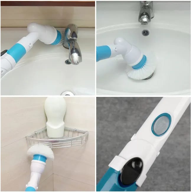 Rechargeable Electric Home Cleaning Brush Floor Bathroom Flexible Cleaner