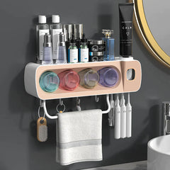 Multi-Functional Toothbrush Holder