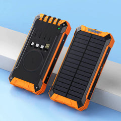 Solar Wireless Portable Power Bank